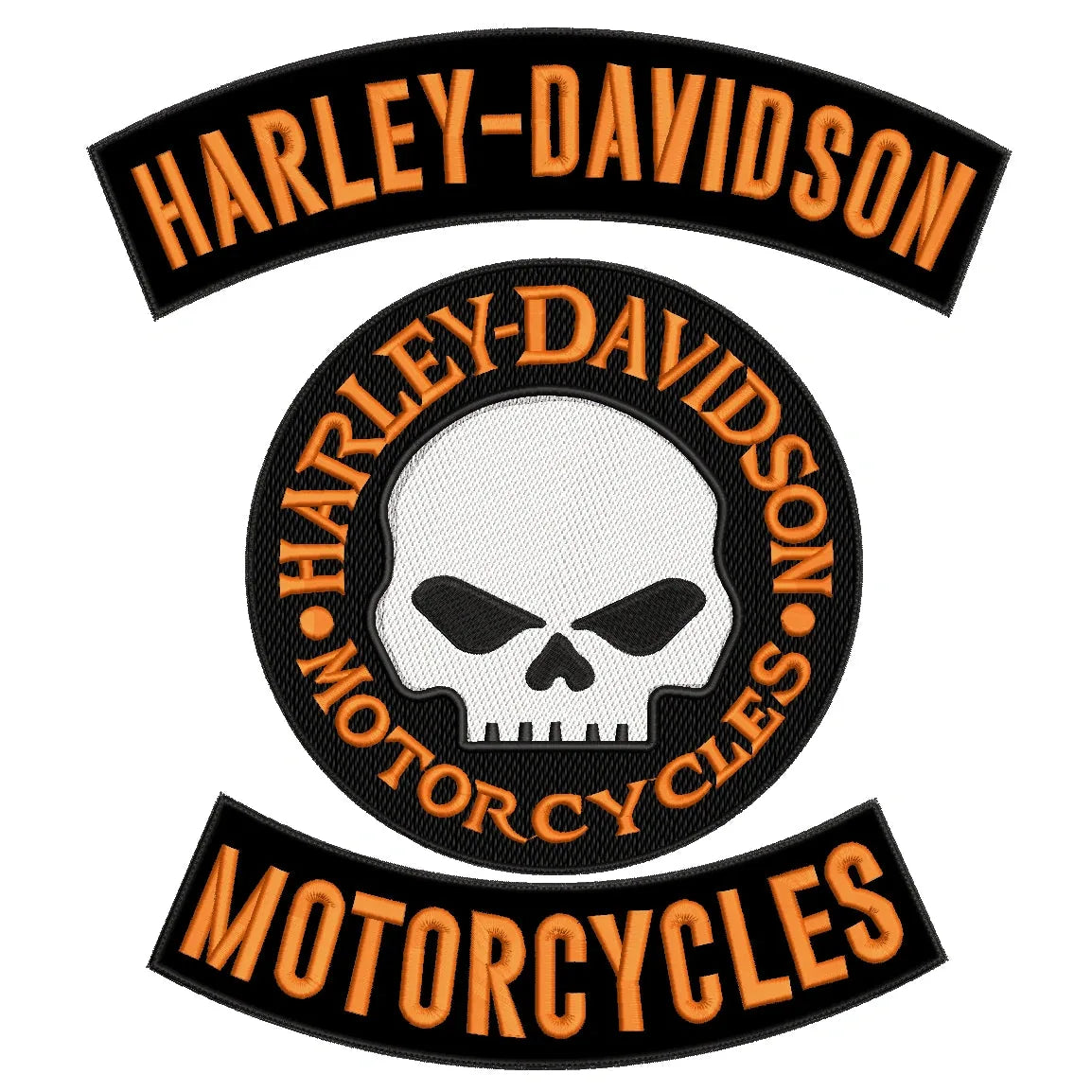 Espaldera Bordada HARLEY DAVIDSON Motorcycles