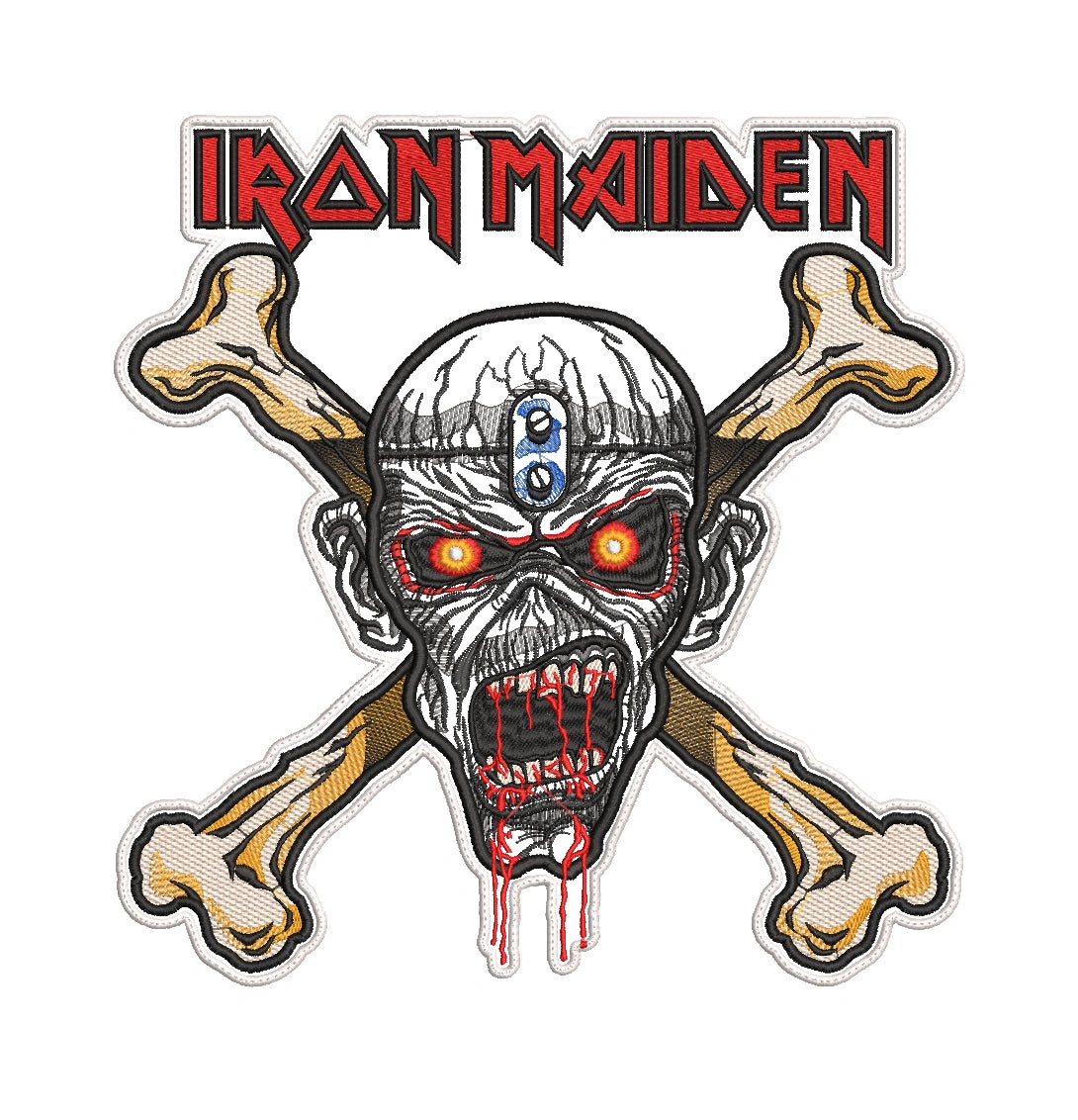 Espaldera Bordada IRON MAIDEN Heavy Metal