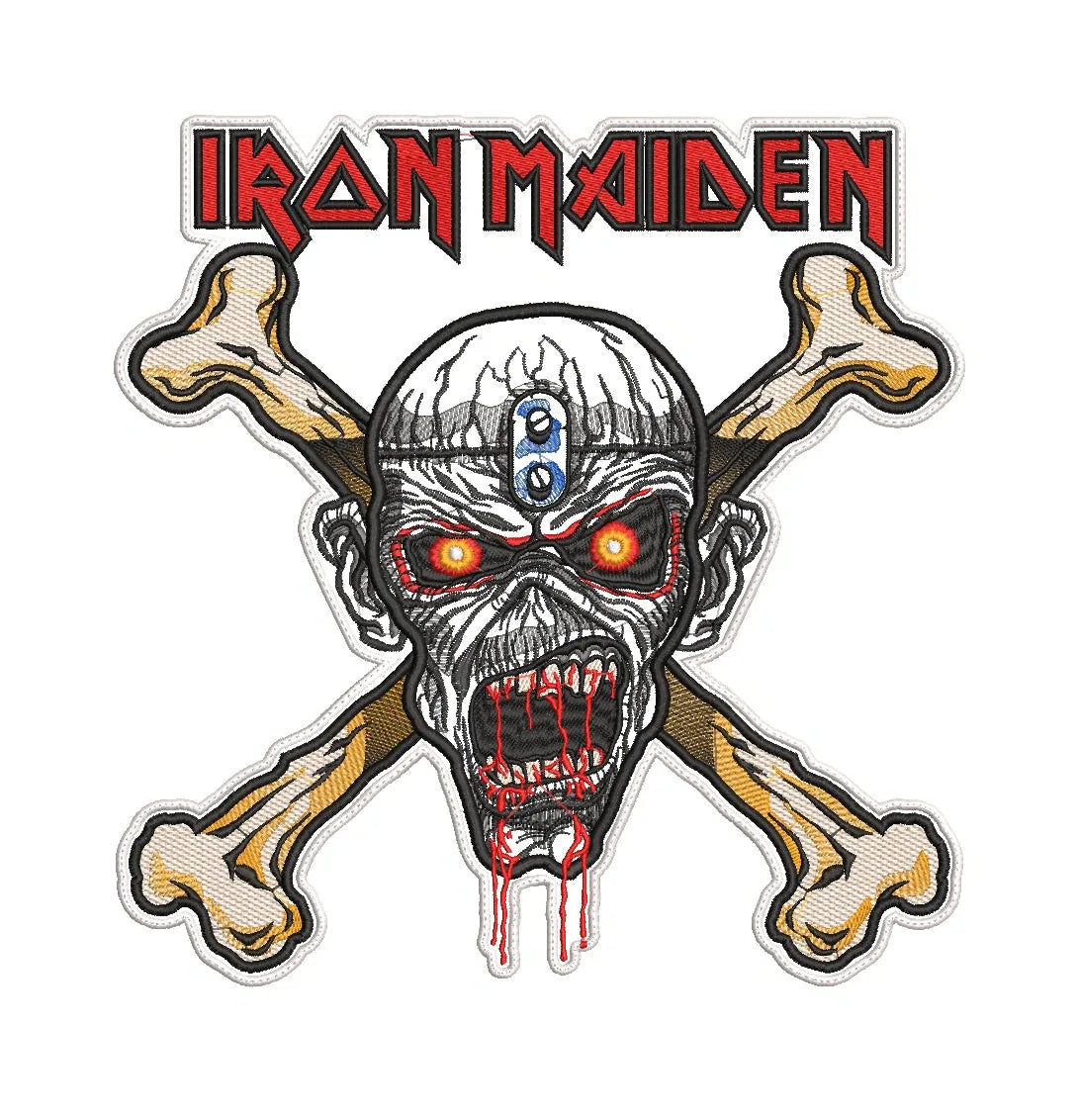 Espaldera Bordada IRON MAIDEN Heavy Metal
