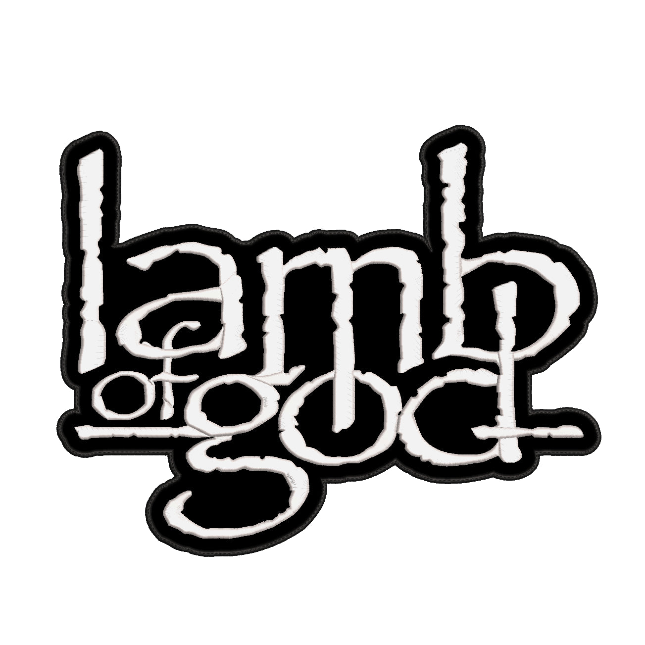Espaldera Bordada LAMB OF GOD Heavy Metal
