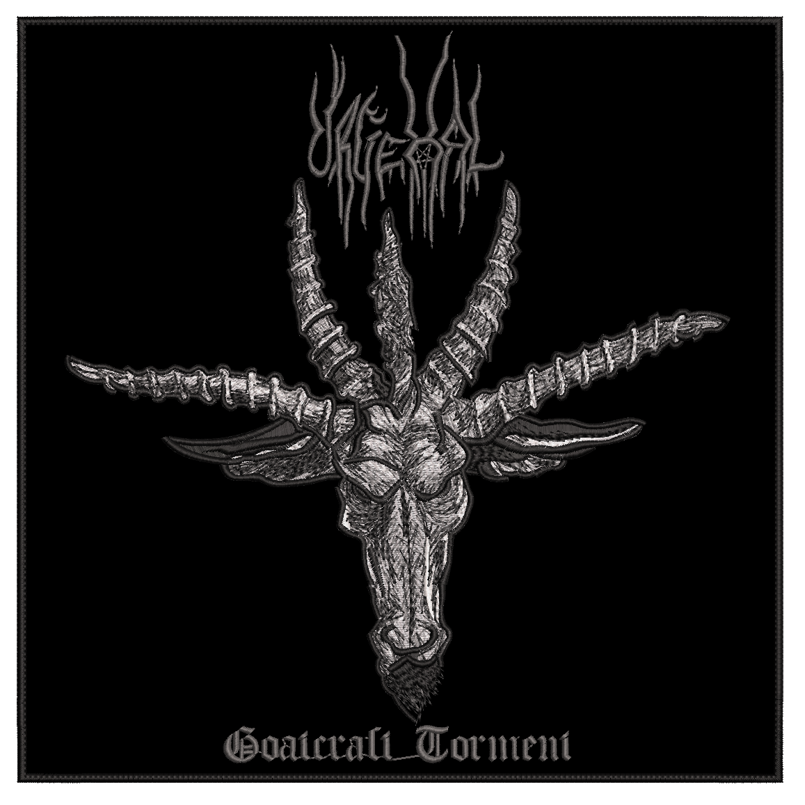 Espaldera Bordada URGEHAL Black Metal