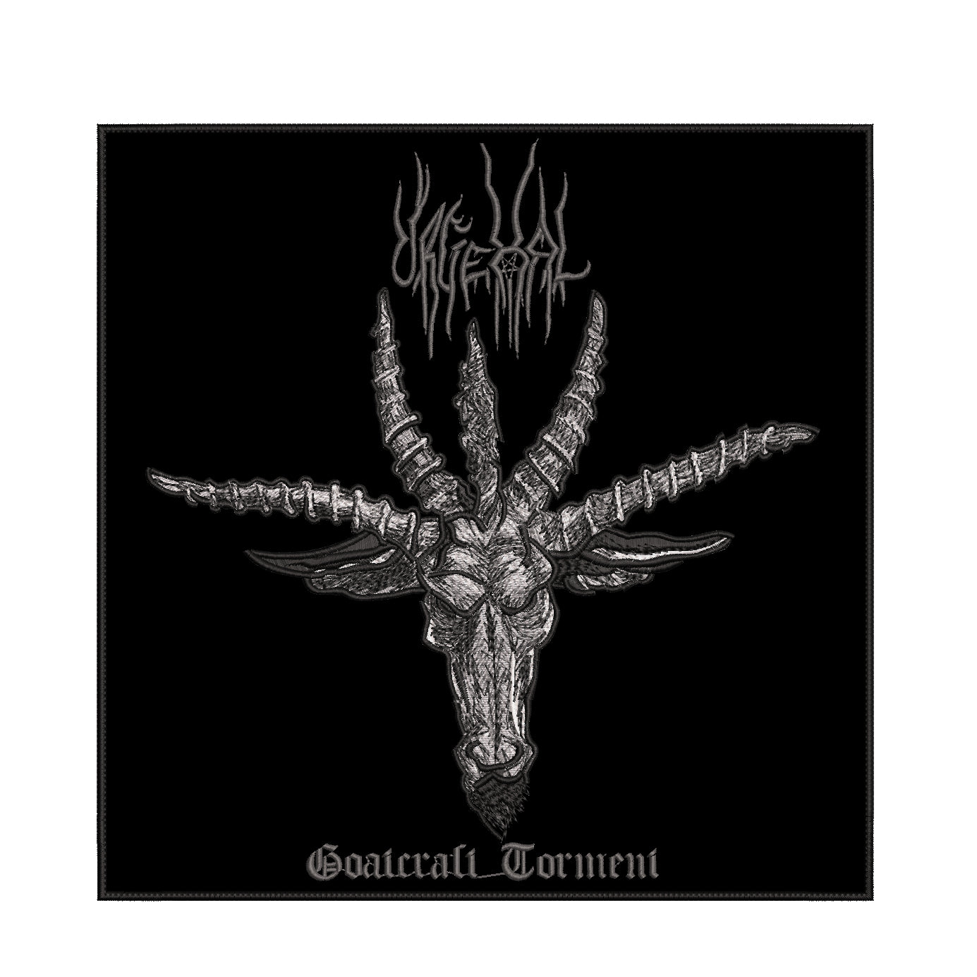 Espaldera Bordada URGEHAL Black Metal