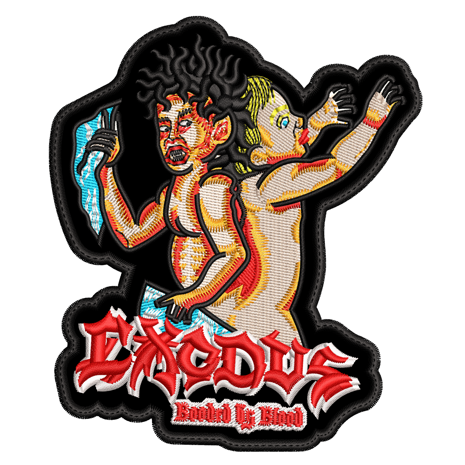 Parche Bordado silueta EXODUS Trash Metal