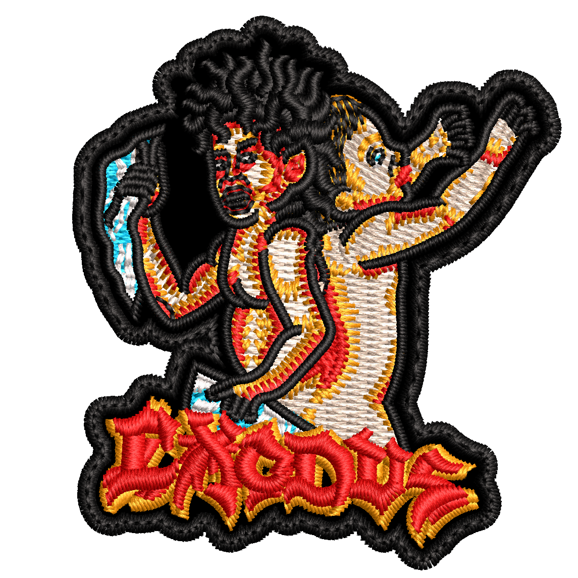Parche Bordado Mini silueta EXODUS Trash Metal