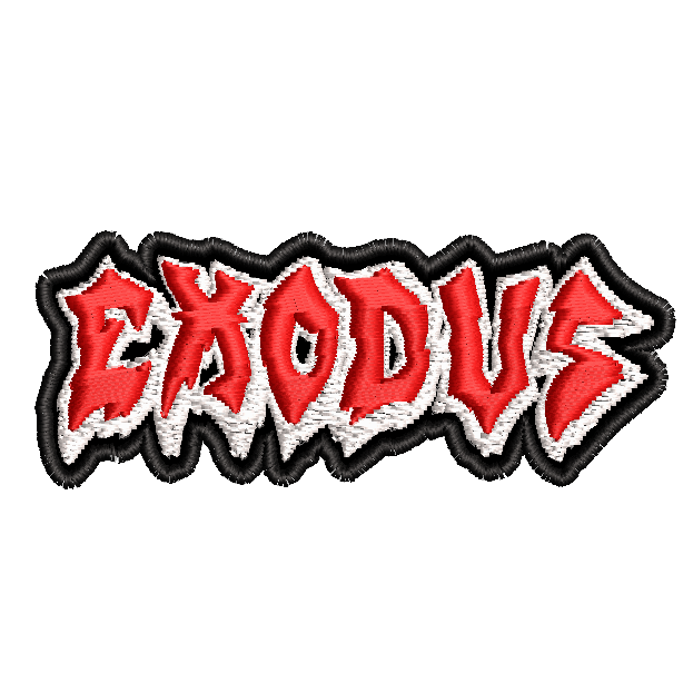 Parche Bordado Mini EXODUS Trash Metal