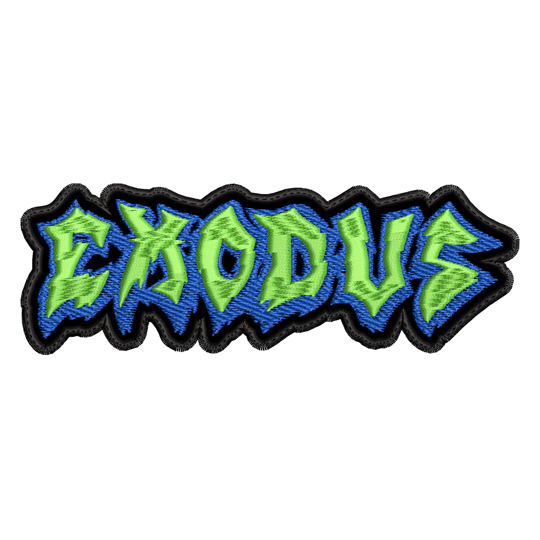 Espaldera Bordada EXODUS Trash Metal