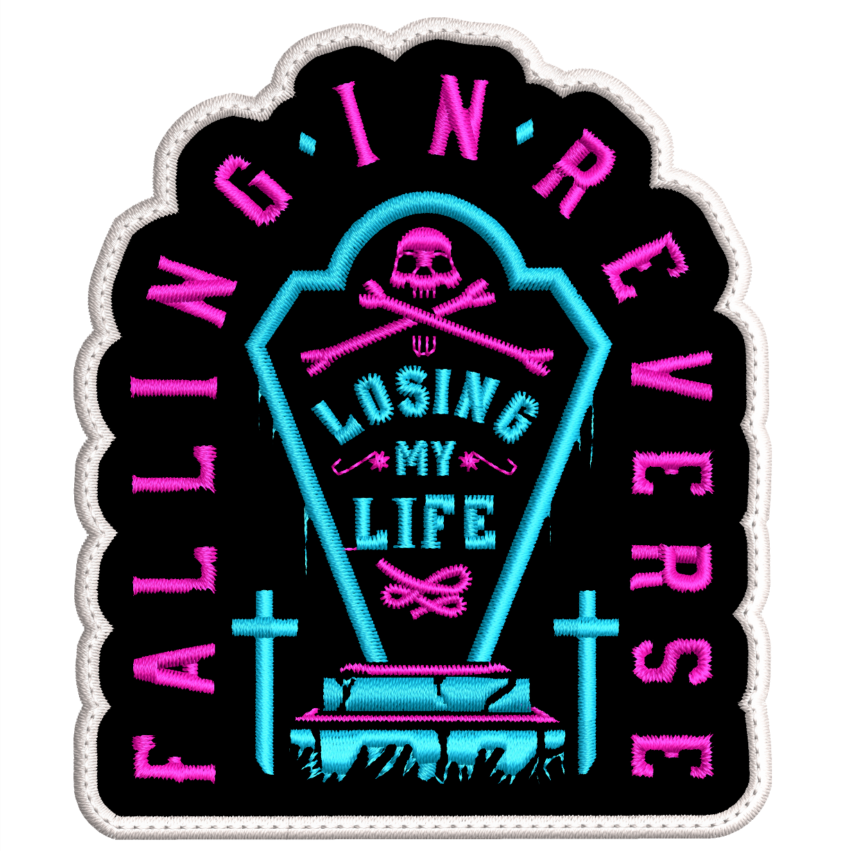 Parche Bordado FALLING IN REVERSE Metal