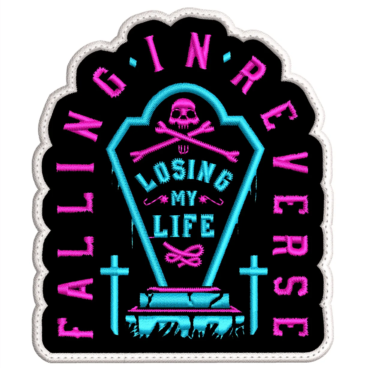 Parche Bordado FALLING IN REVERSE Metal