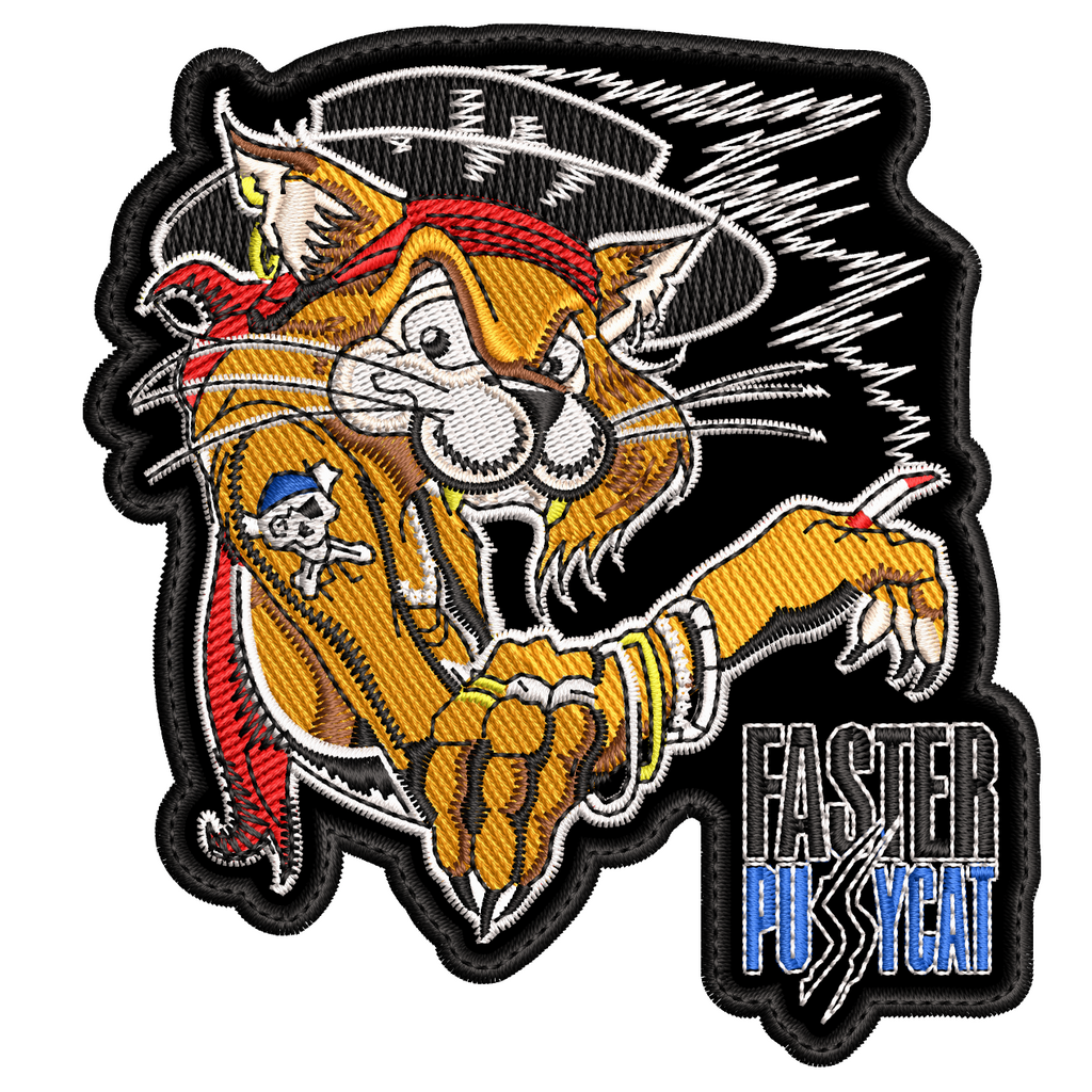 Parche Bordado FASTER PUSSYCAT Rock