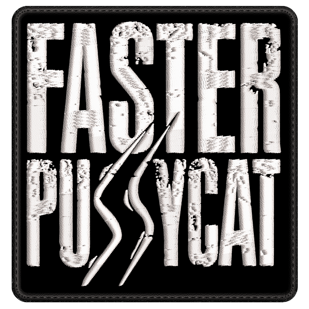 Parche Bordado FASTER PUSSYCAT Rock