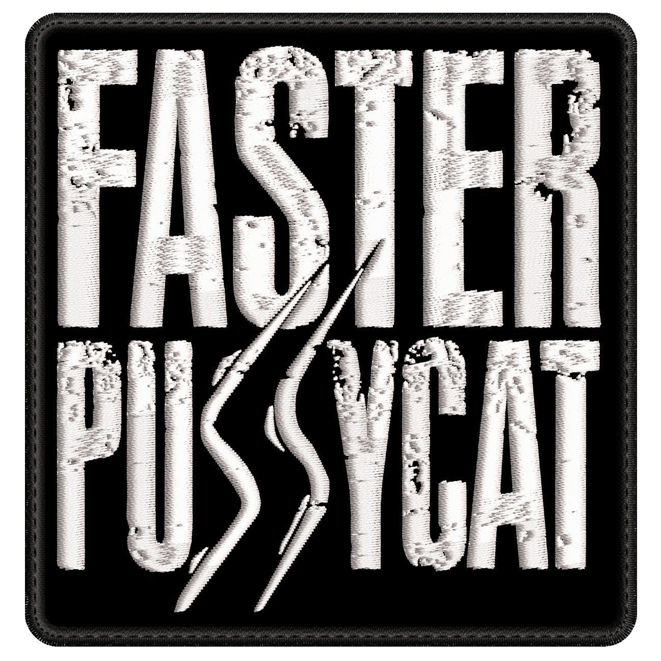 Parche Bordado FASTER PUSSYCAT Rock
