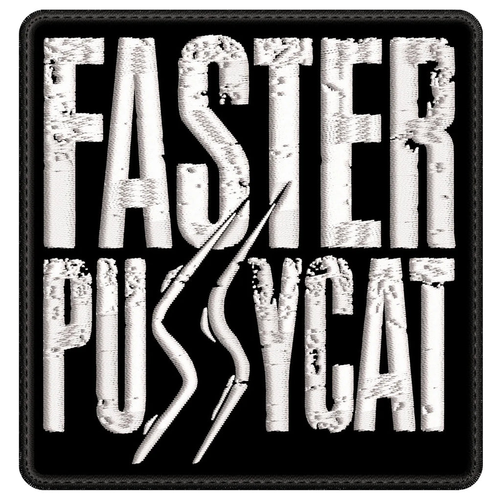 Parche Bordado FASTER PUSSYCAT Rock