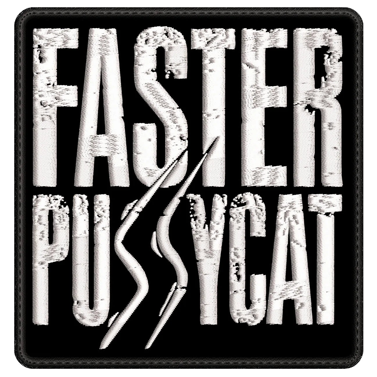 Parche Bordado FASTER PUSSYCAT Rock