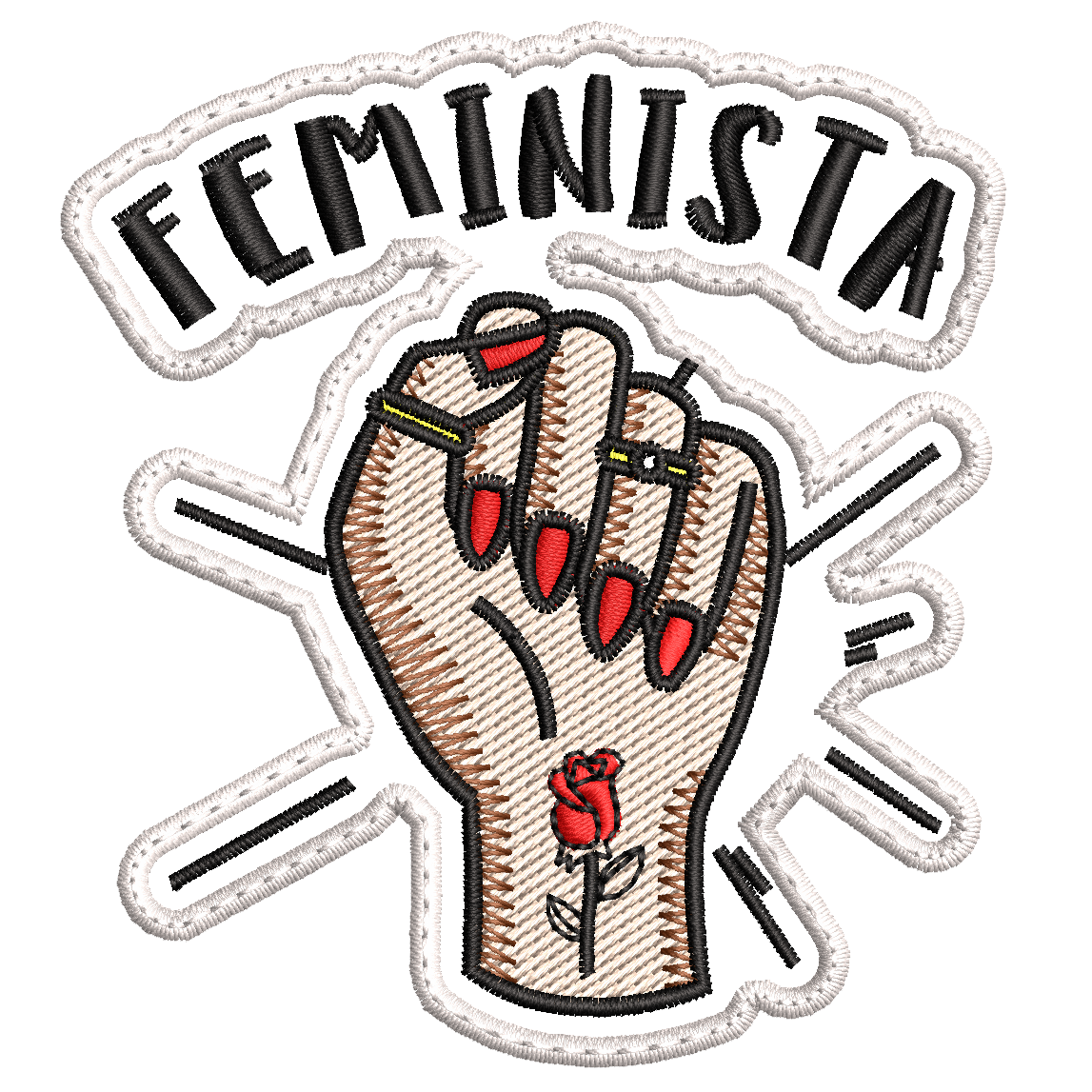 Parche Bordado FEMINISTA