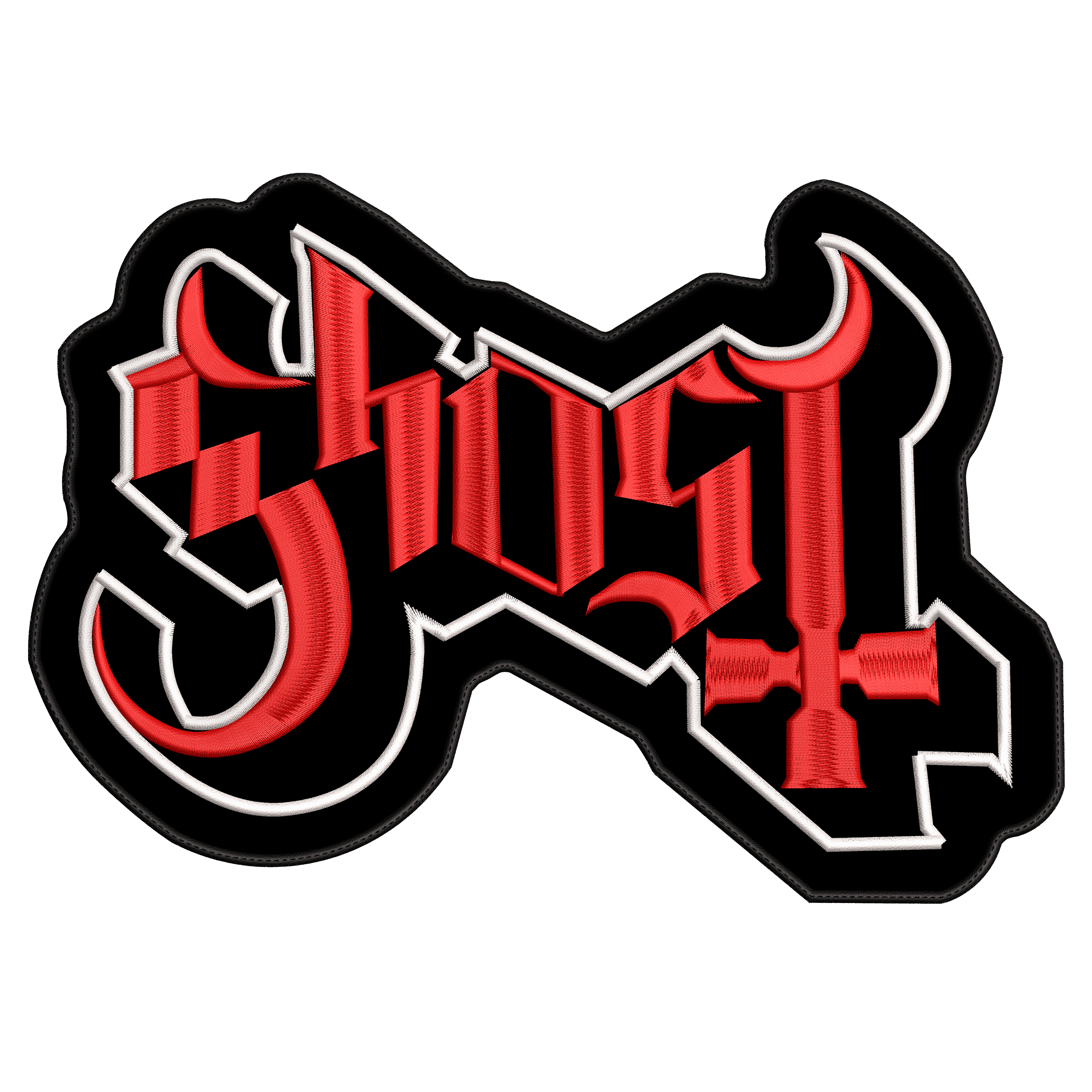 Espaldera Bordada GHOST Heavy Metal