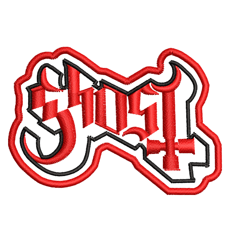 Parche Bordado Mini GHOST Heavy Metal