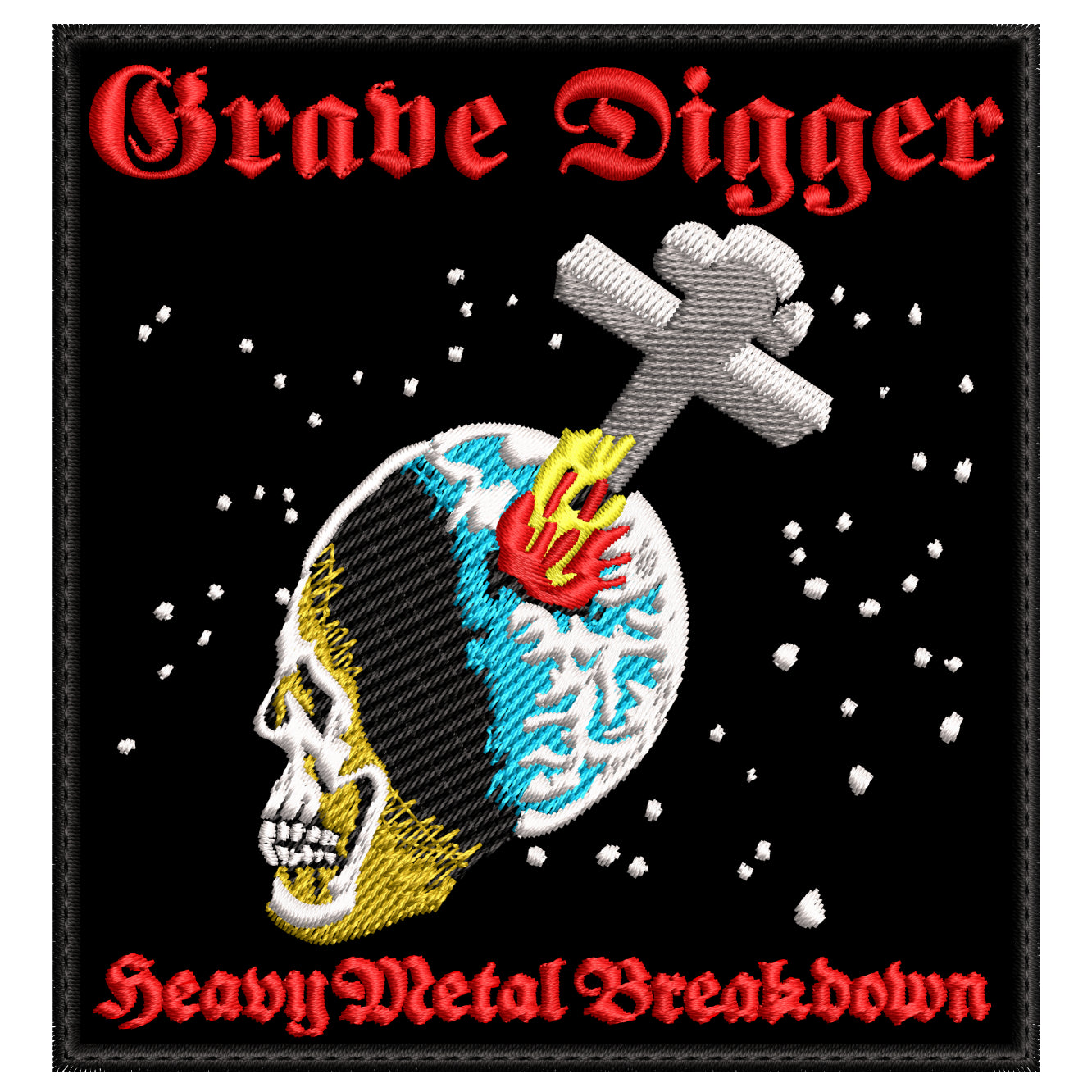 Parche Bordado GRAVE DIGGER Heavy Metal