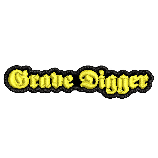 Parche Bordado Mini GRAVE DIGGER Heavy Metal