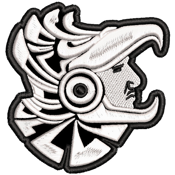 Parche Bordado GUERRERO AZTECA