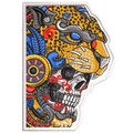 Parche Bordado GUERRERO JAGUAR AZTECA