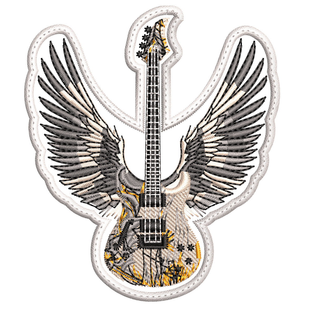 Parche Bordado GUITAR ROCK