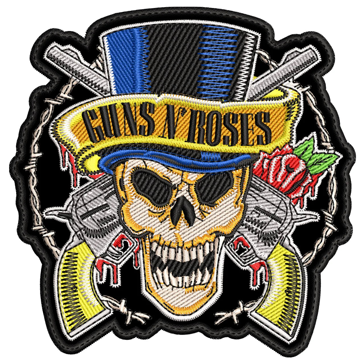 Parche Bordado calavera GUNS N ROSES Hard Rock