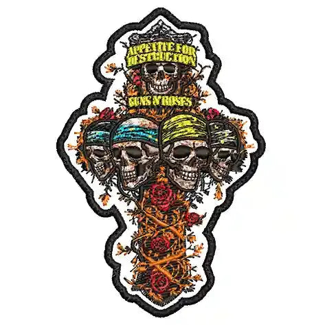 Parche Bordado Appetite for Destruction GUNS N ROSES Hard Rock