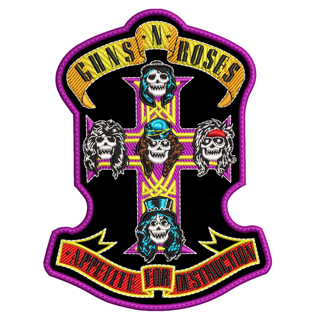 Parche Bordado Appetite for Destruction GUNS N ROSES Hard Rock