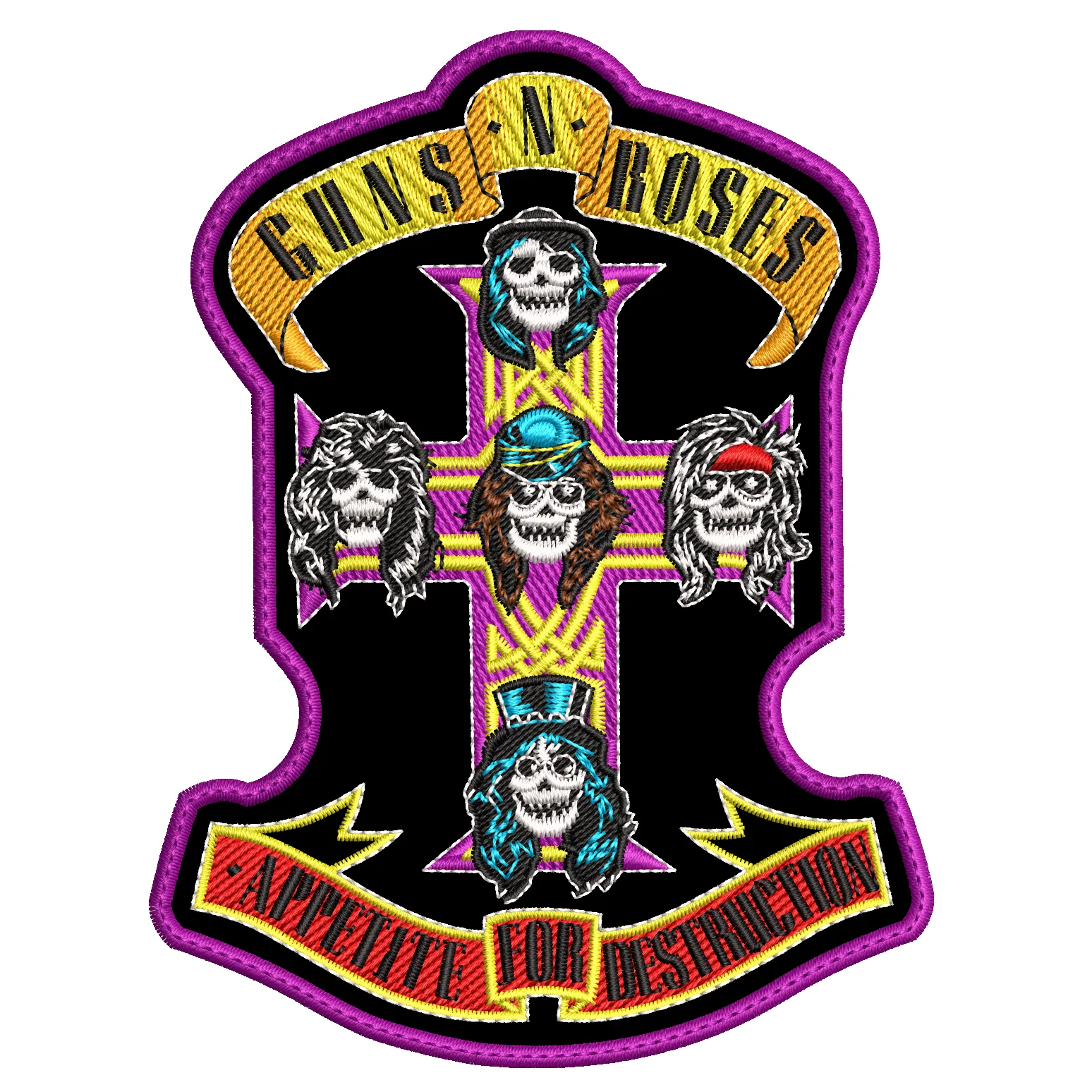 Parche Bordado Appetite for Destruction GUNS N ROSES Hard Rock