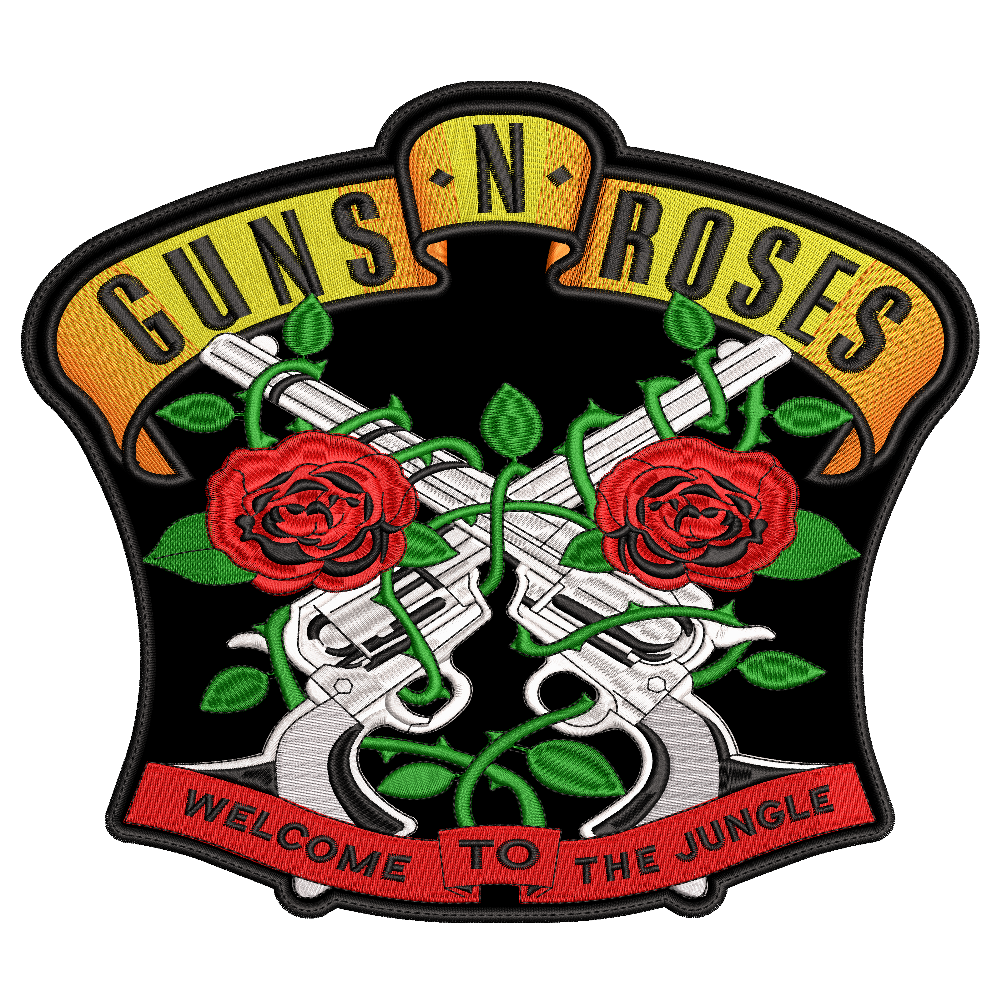 Espaldera Bordada GUNS N ROSES Hard Rock