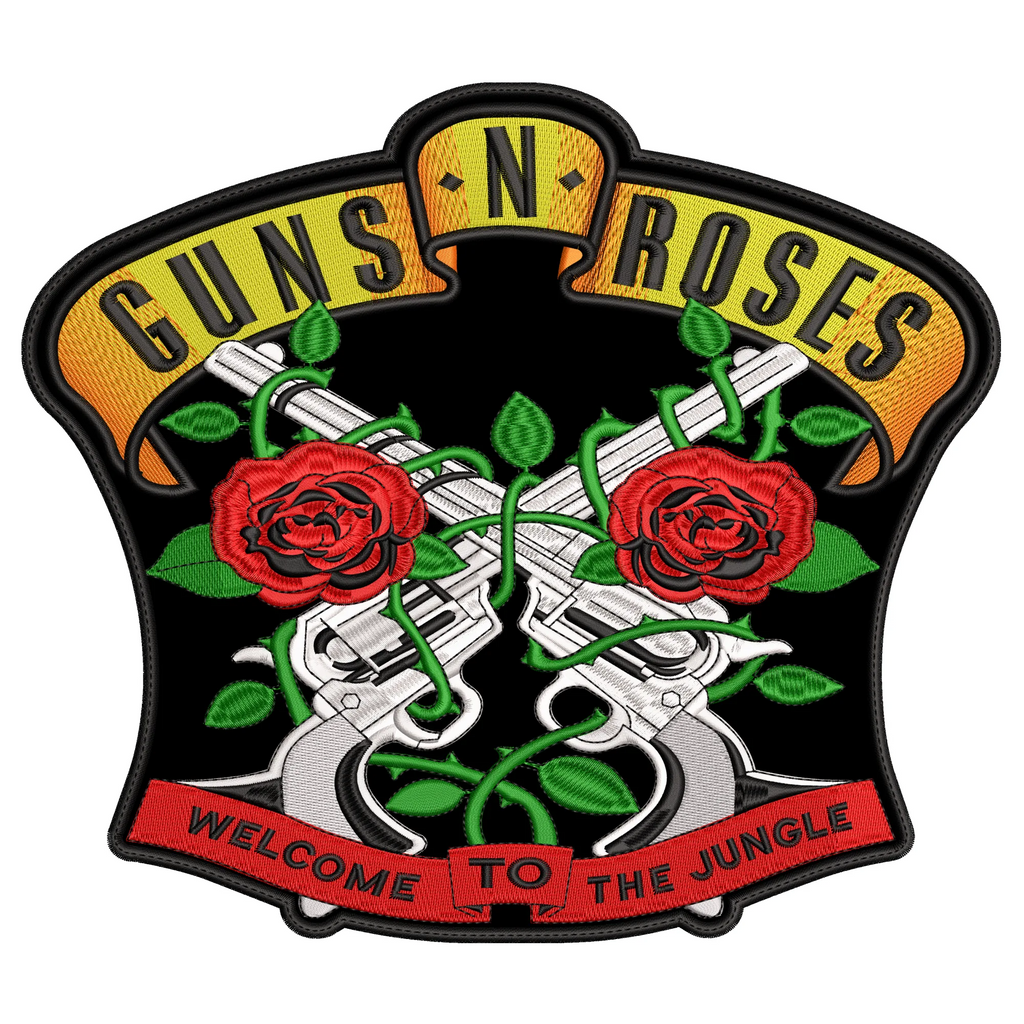 Parche Bordado Welcome to the Jungle GUNS N ROSES Hard Rock