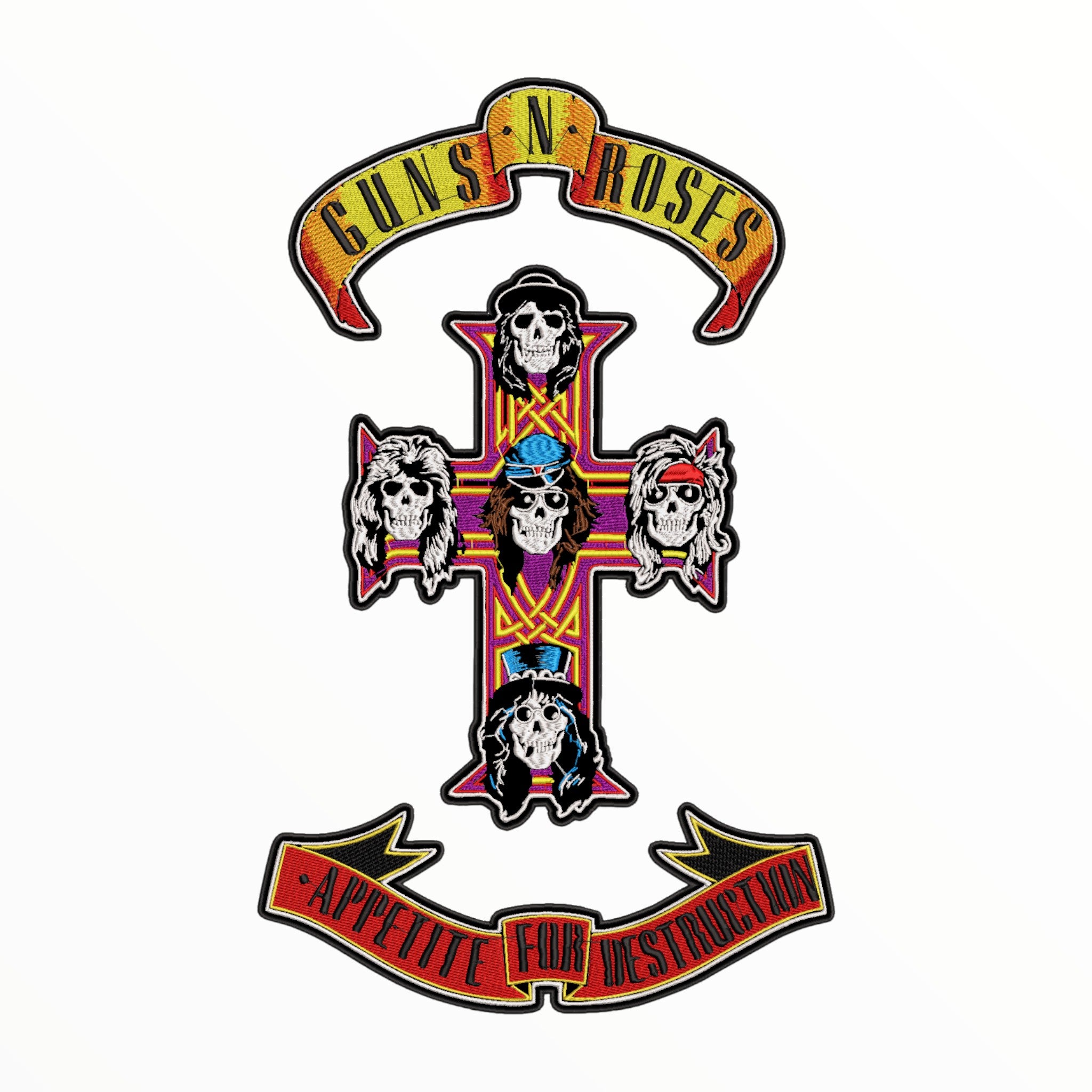 Espladera Bordada Guns n Roses