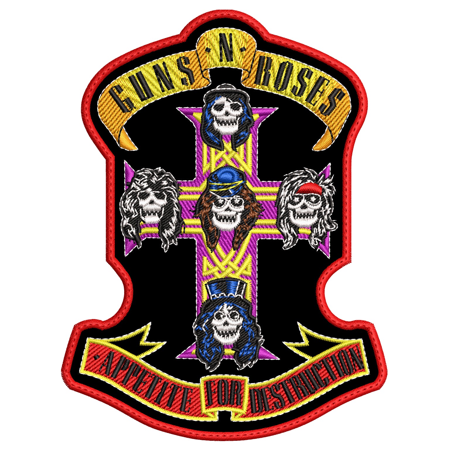 Parche Bordado Appetite for Destruction GUNS N ROSES Hard Rock
