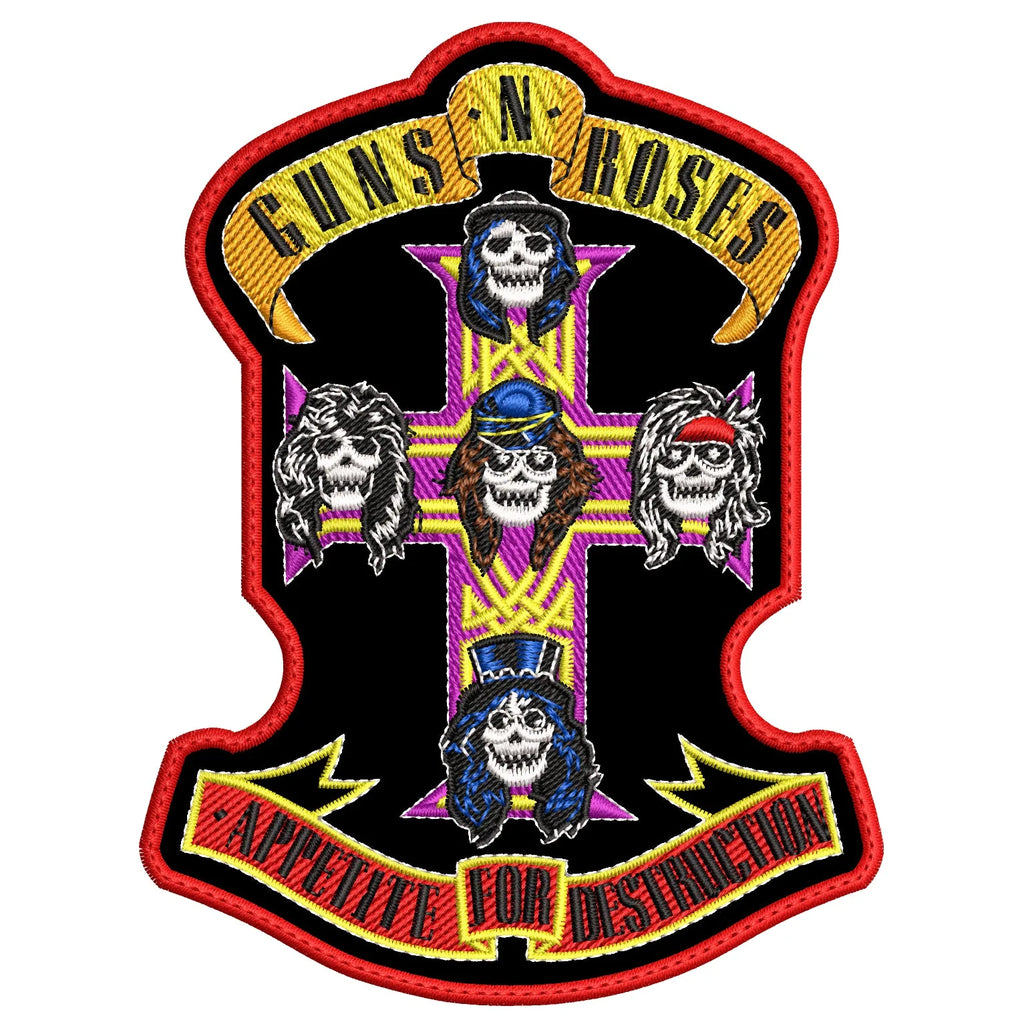 Parche Bordado Appetite for Destruction GUNS N ROSES Hard Rock