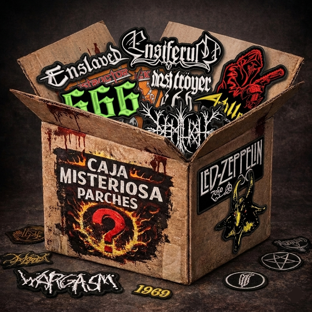 Parches Bordados Pack, Caja Misteriosa/ Mystery Box