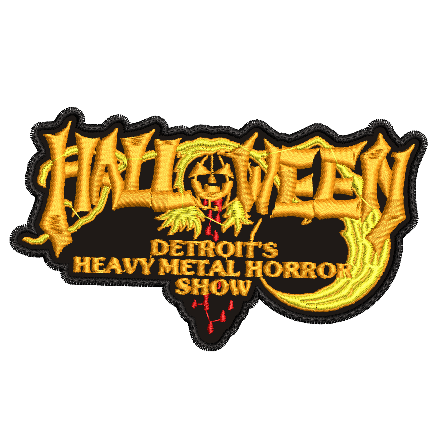 Parche Bordado HALLOWEEN Don't Metal With Evil Heavy Metal