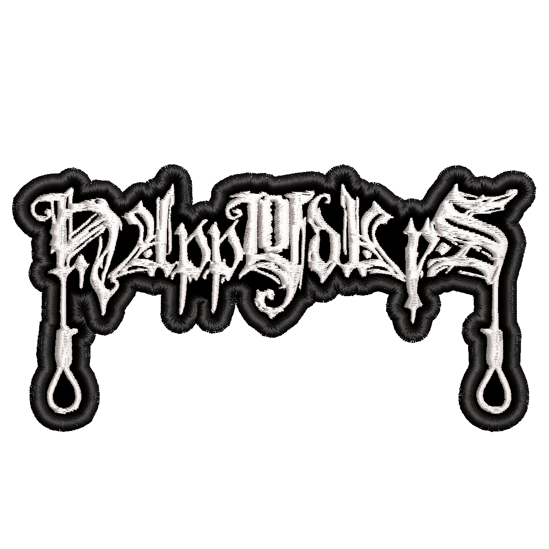 Parche Bordado HAPPY DAYS  Black Metal