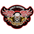 Espaldera Bordada HARLEY DAVIDSON Biker to the Bone