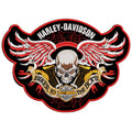 Espaldera Bordada HARLEY DAVIDSON Biker to the Bone