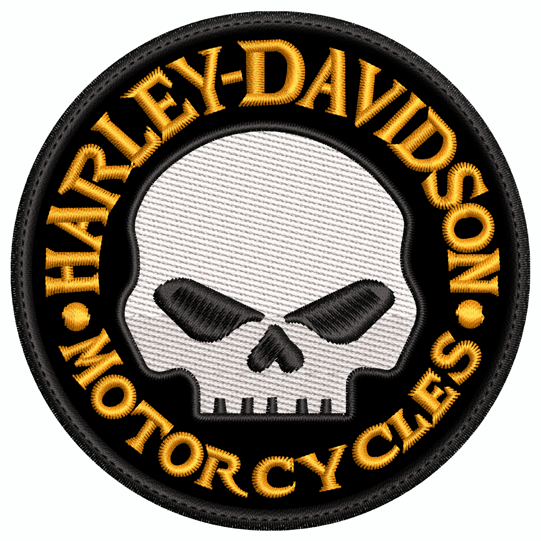 Parche Bordado HARLEY DAVIDSON MOTORCYCLES