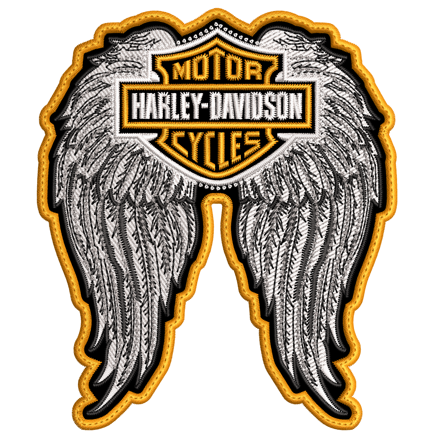 Parche Bordado HARLEY DAVIDSON alas