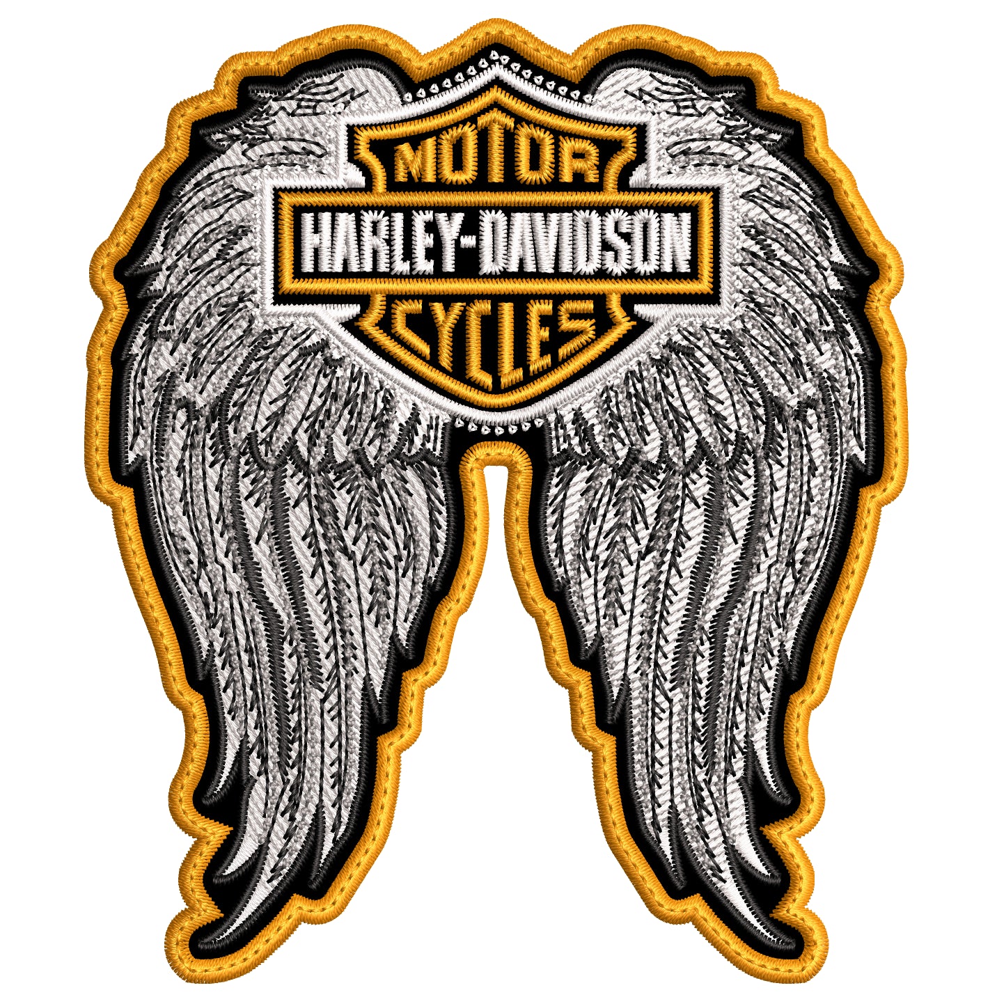 Parche Bordado HARLEY DAVIDSON alas