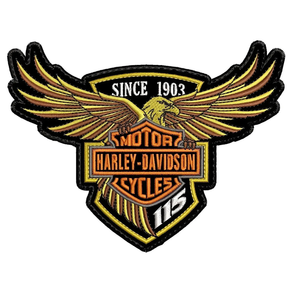 Espaldera Bordada HARLEY DAVIDSON águila
