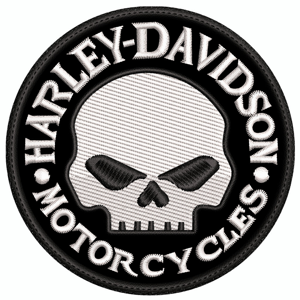 Espaldera Bordada HARLEY DAVIDSON circulo