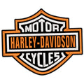 Espaldera Bordada HARLEY DAVIDSON escudo
