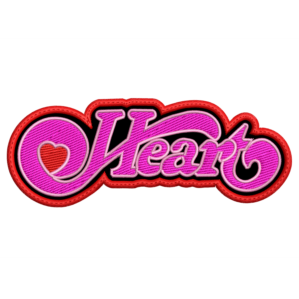Parche Bordado HEART Rock