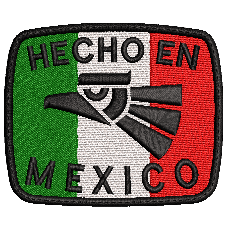 Parche Bordado HECHO EN MEXICO