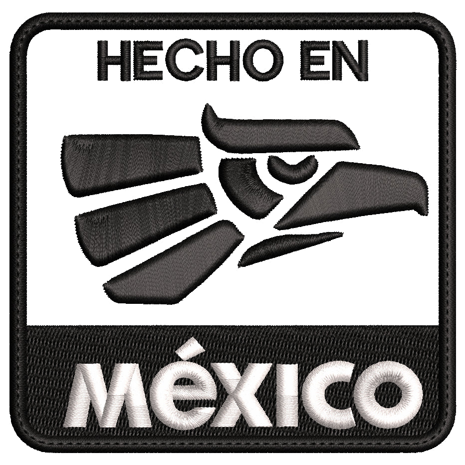 Parche Bordado HECHO EN MEXICO