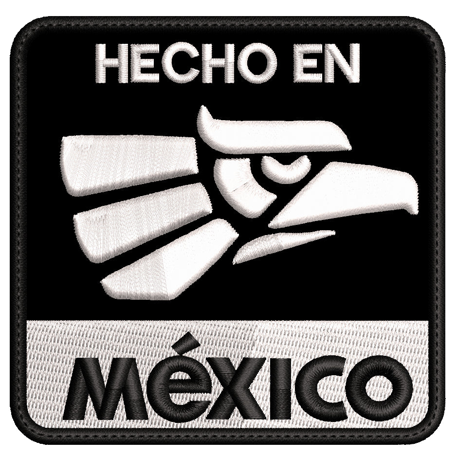Parche Bordado HECHO EN MEXICO
