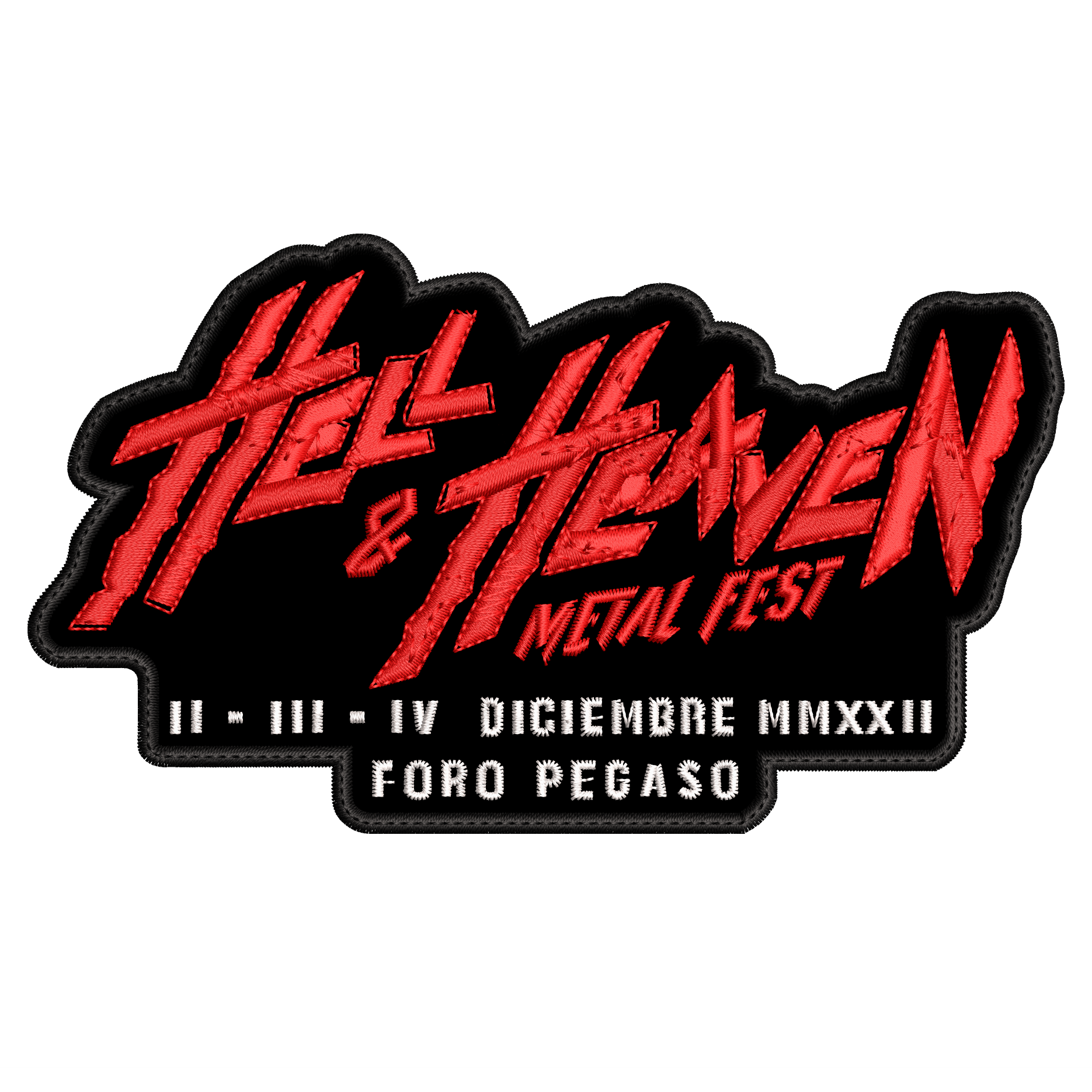 Parche Bordado HELL AND HEAVEN Metal